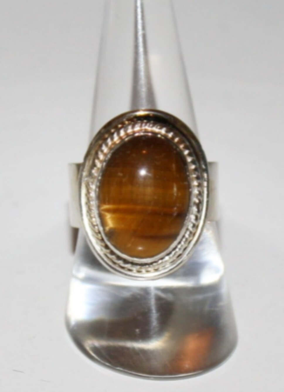 Vintage Tiger's Eye Statement Ring - Size 9